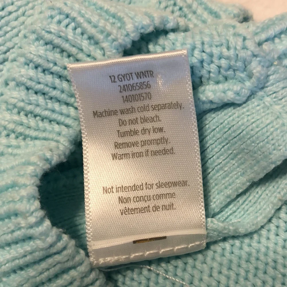 Gymboree 2T Winter Wonderland Knitted Sweater Dress Snowman & Gingerbread House - Picture 15 of 16